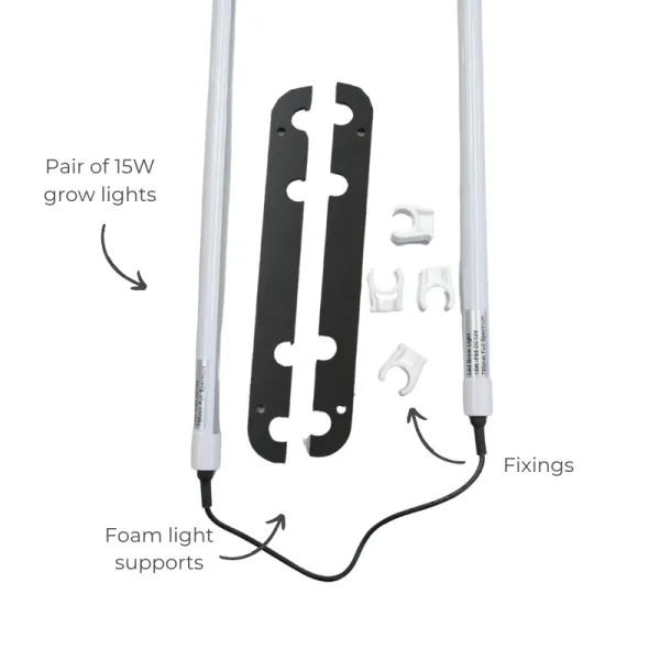 15W LED büyüme ışık çifti